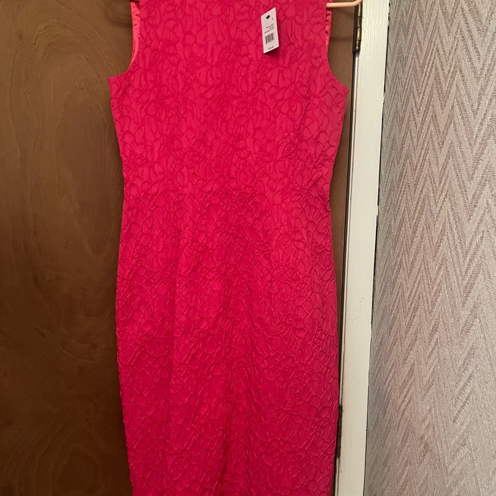 Elegant Pink Lace Dress
